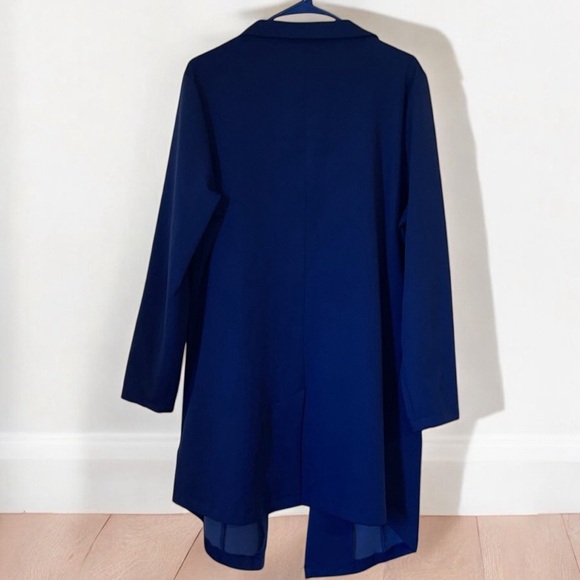 🌹LuLaRoe Gwen Navy Blue Blazer - Picture 4 of 8